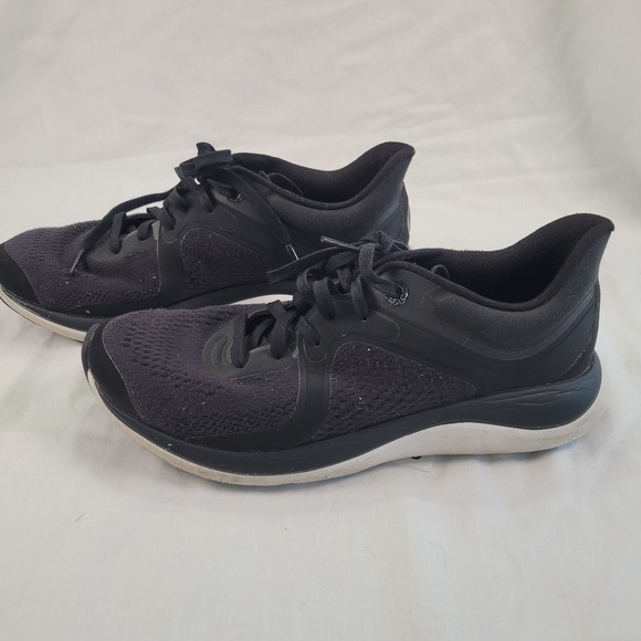 Lululemon Chargefeel Workout Low Shoes Sneakers Black Athletic Womens Size 8 - Picture 6 of 9
